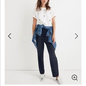 Madewell black track pants